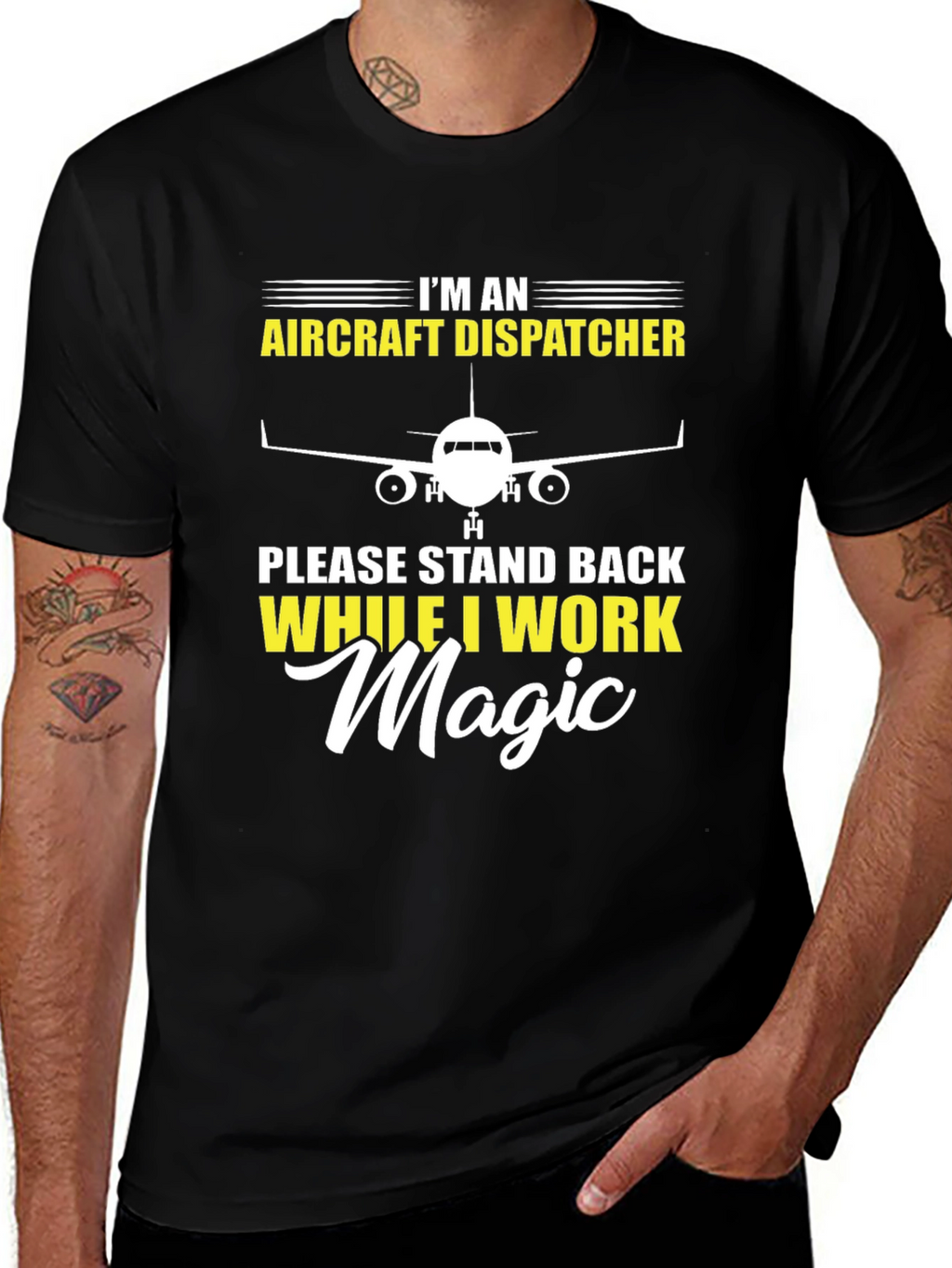 Aircraft Dispatcher T-Shirt Magic Work Tee