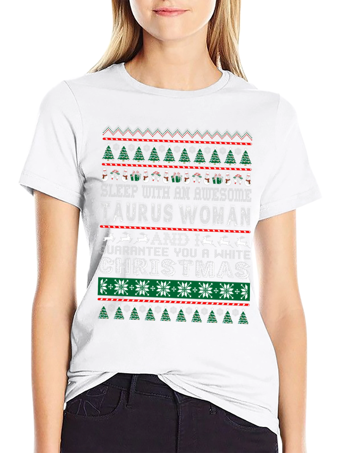 Taurus Woman Christmas T-Shirt