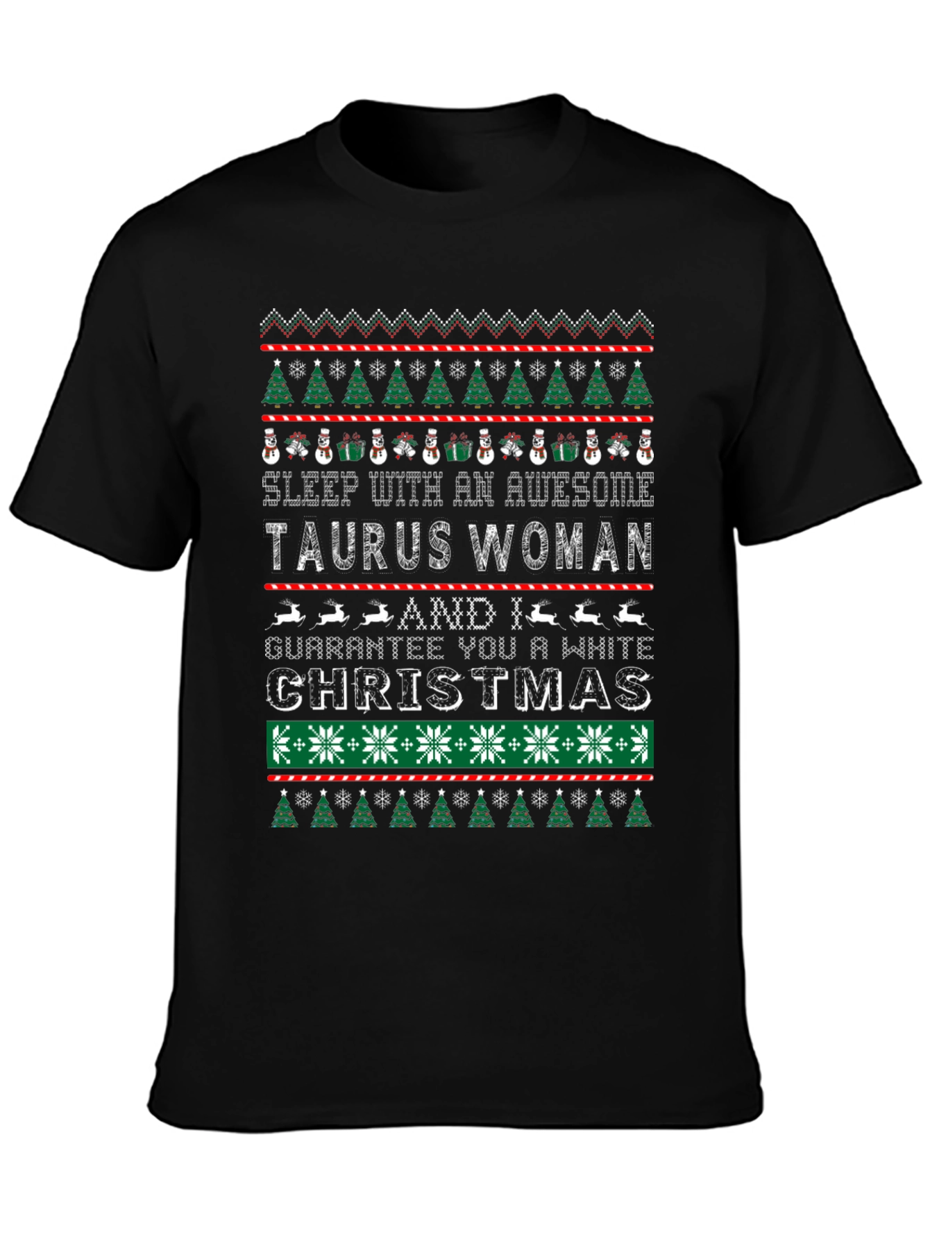Taurus Woman Christmas T-Shirt