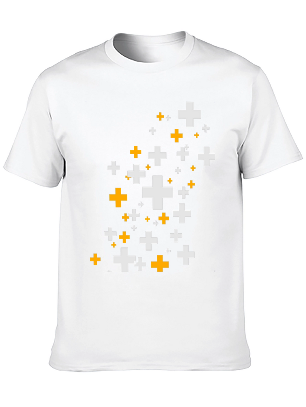 Pixel Plus Graphic Tee - Black Cotton Comfort