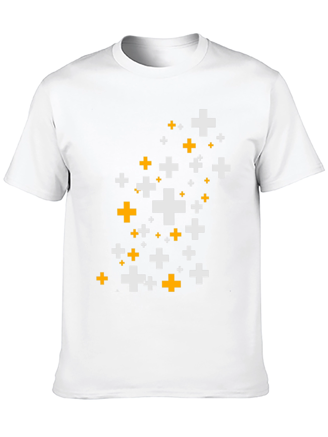 Pixel Plus Graphic Tee - Black Cotton Comfort