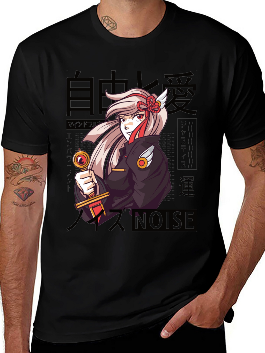 Anime Girl Sword T-Shirt