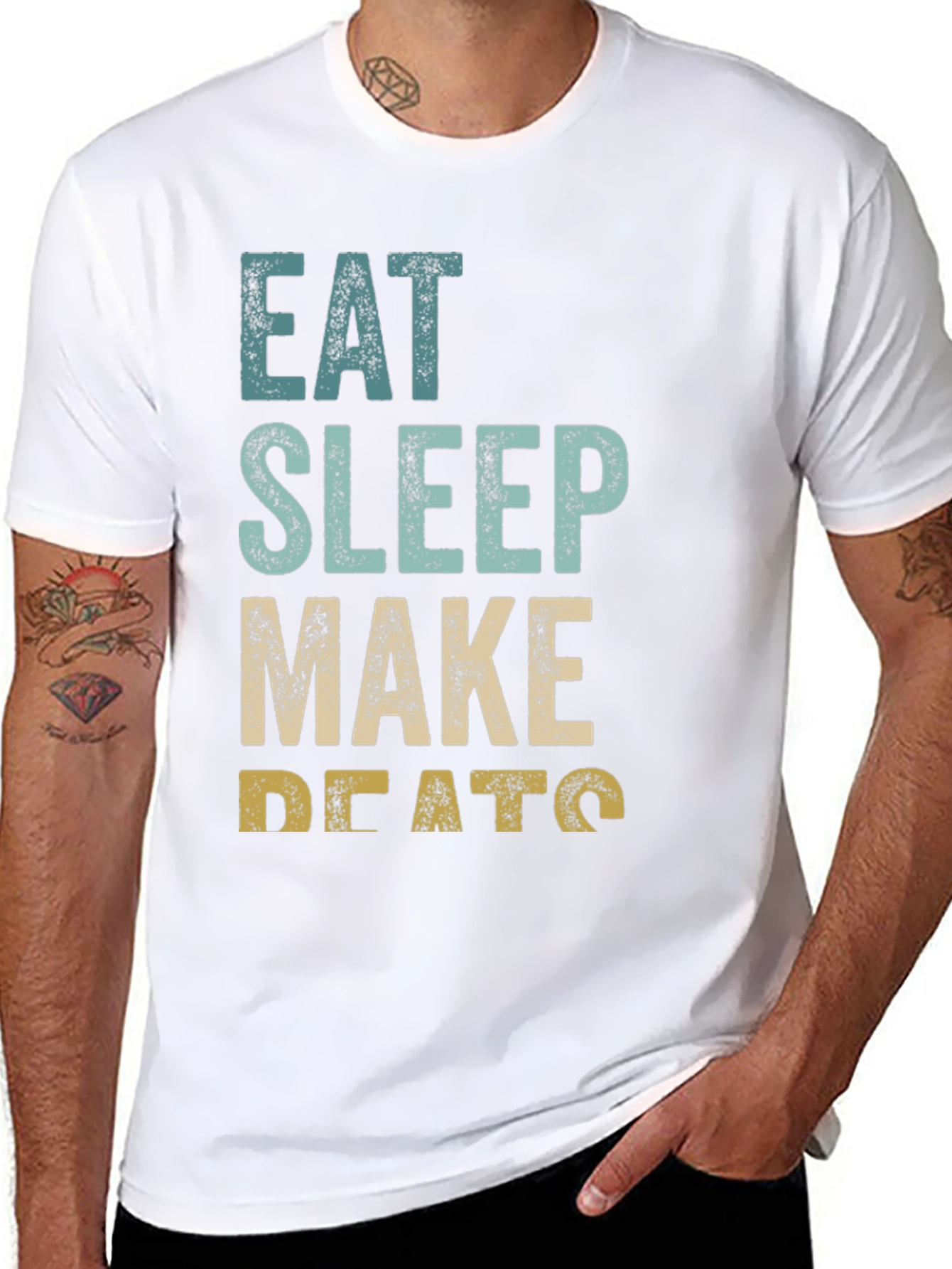 Eat Sleep Make Beats Graphic Tee