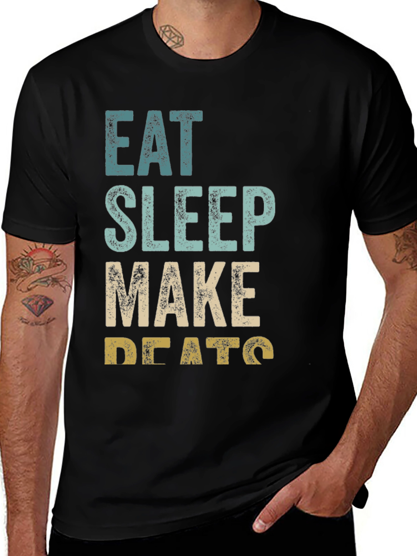 Eat Sleep Make Beats Graphic Tee