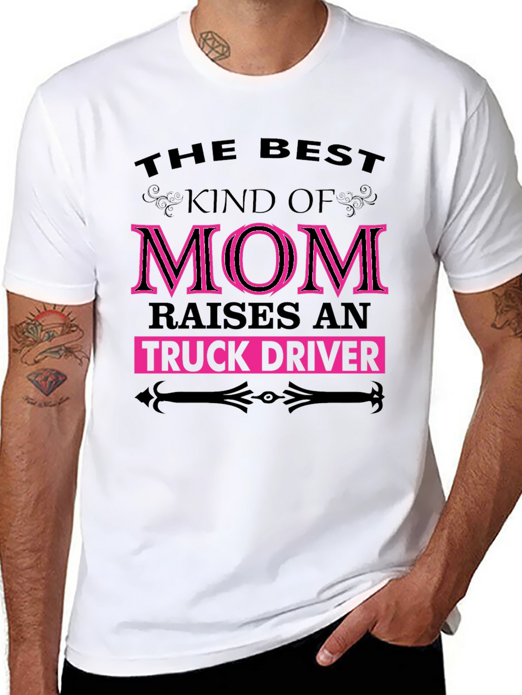 Best Kind of Mom Truck Driver T-Shirt