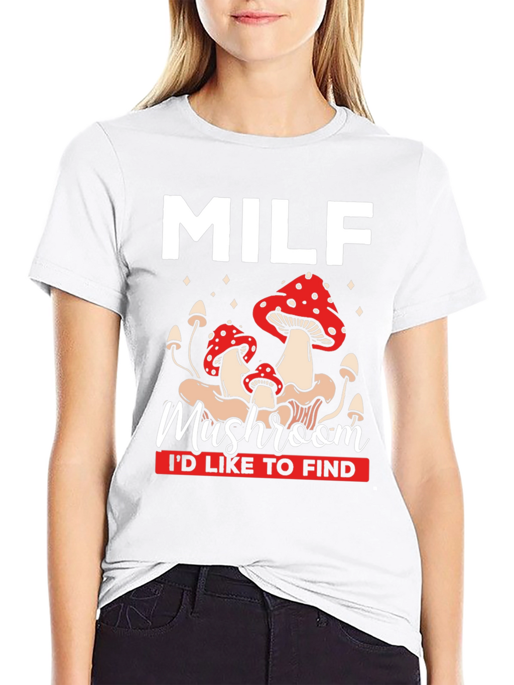 MILF Mushroom T-Shirt Funny Graphic Tee
