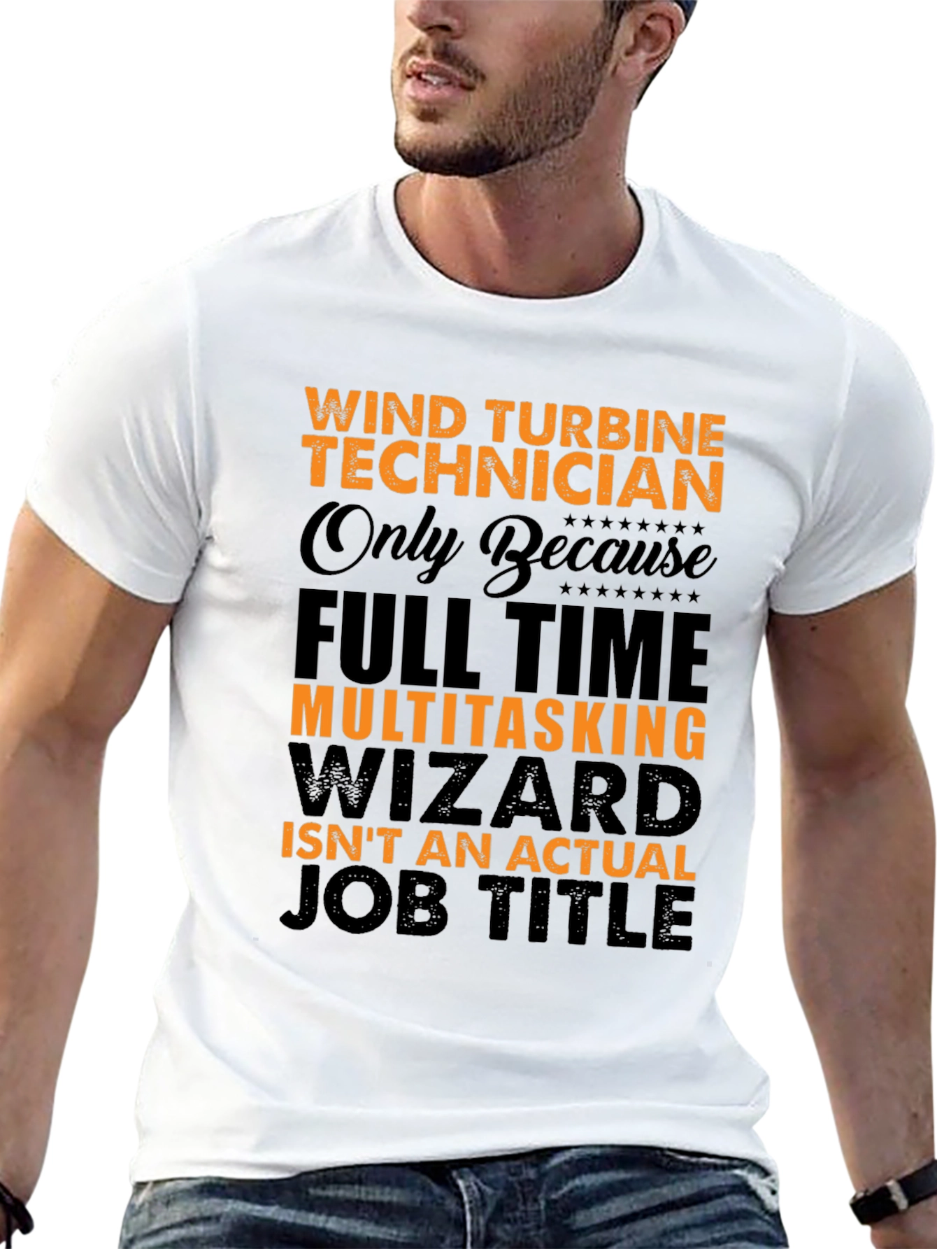 Wind Turbine Technician Novelty T-Shirt