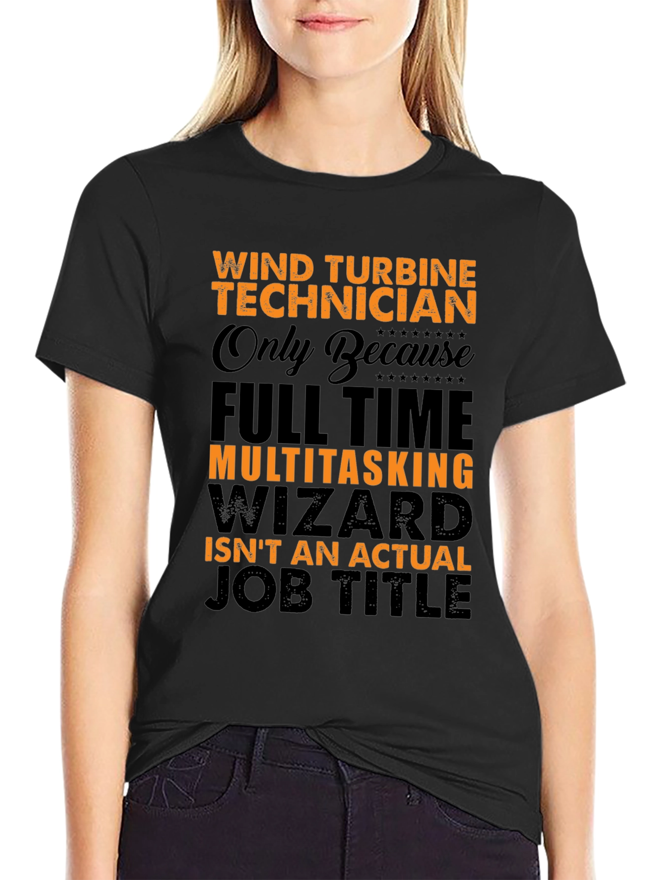 Wind Turbine Technician Novelty T-Shirt