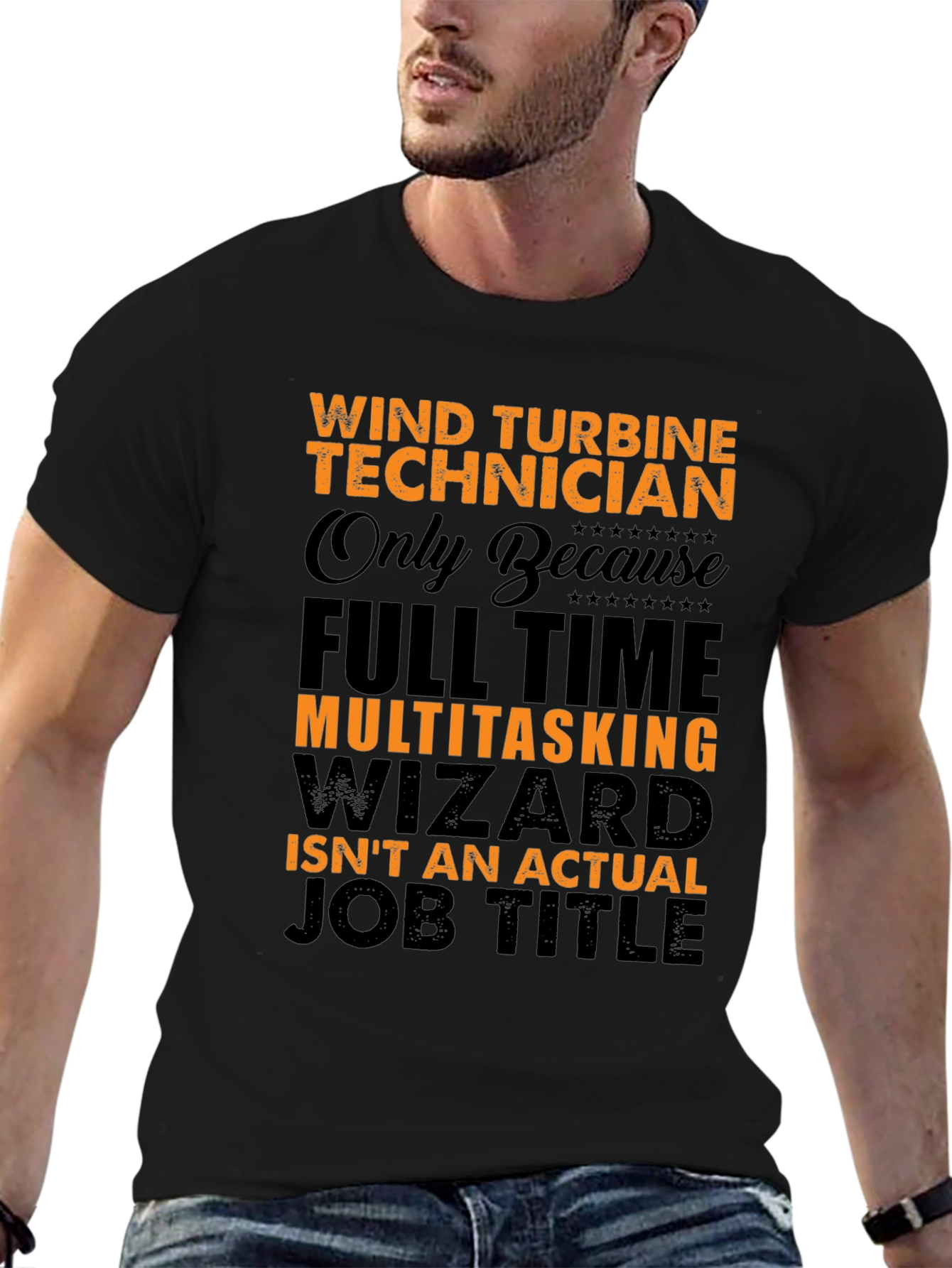Wind Turbine Technician Novelty T-Shirt