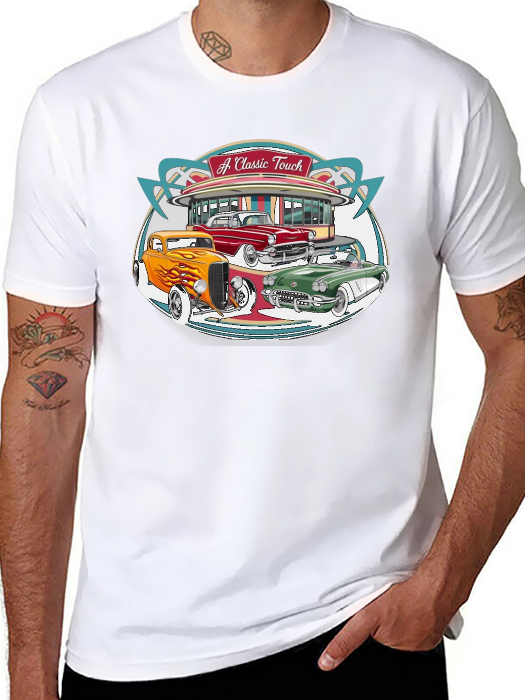 Classic Car Diner T-Shirt