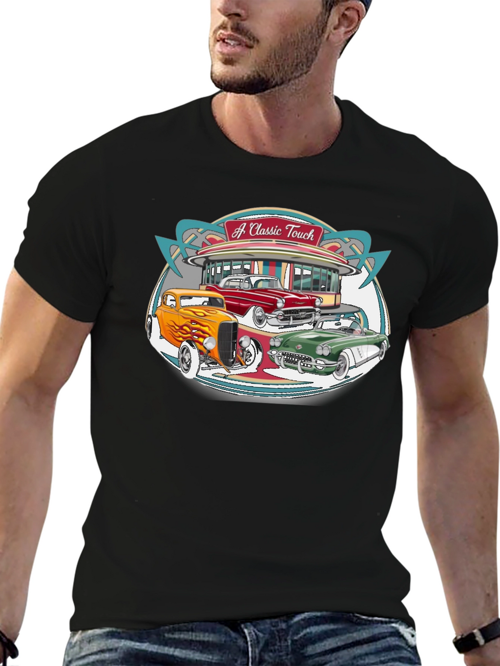 Classic Car Diner T-Shirt
