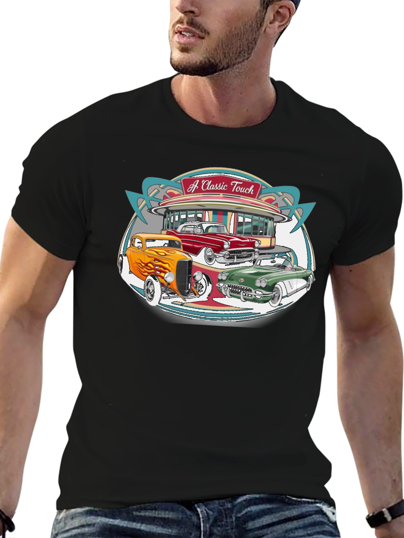 Classic Car Diner T-Shirt