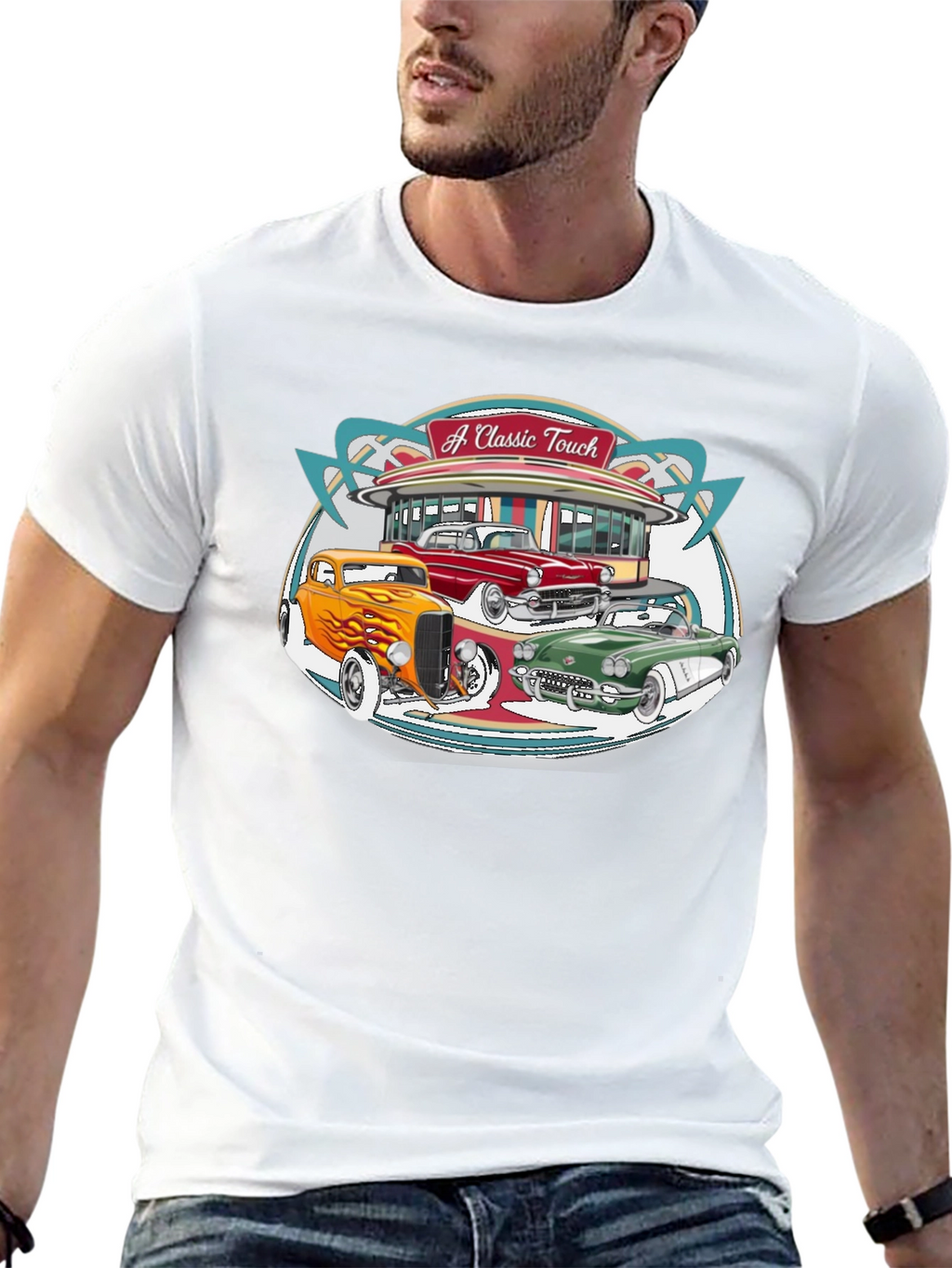 Classic Car Diner T-Shirt