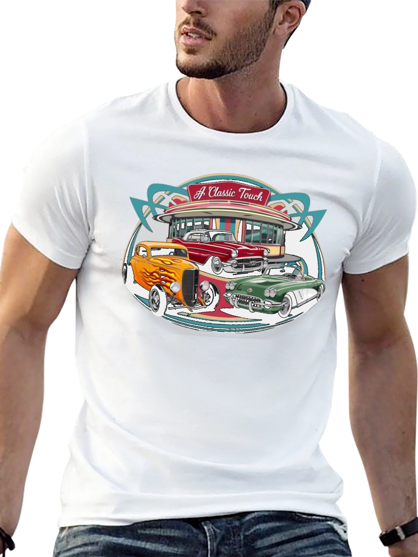 Classic Car Diner T-Shirt