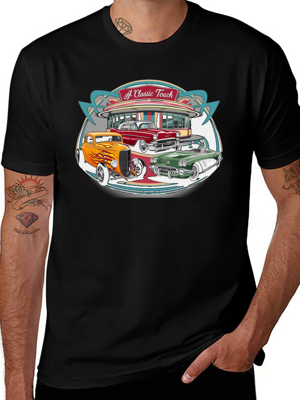 Classic Car Diner T-Shirt