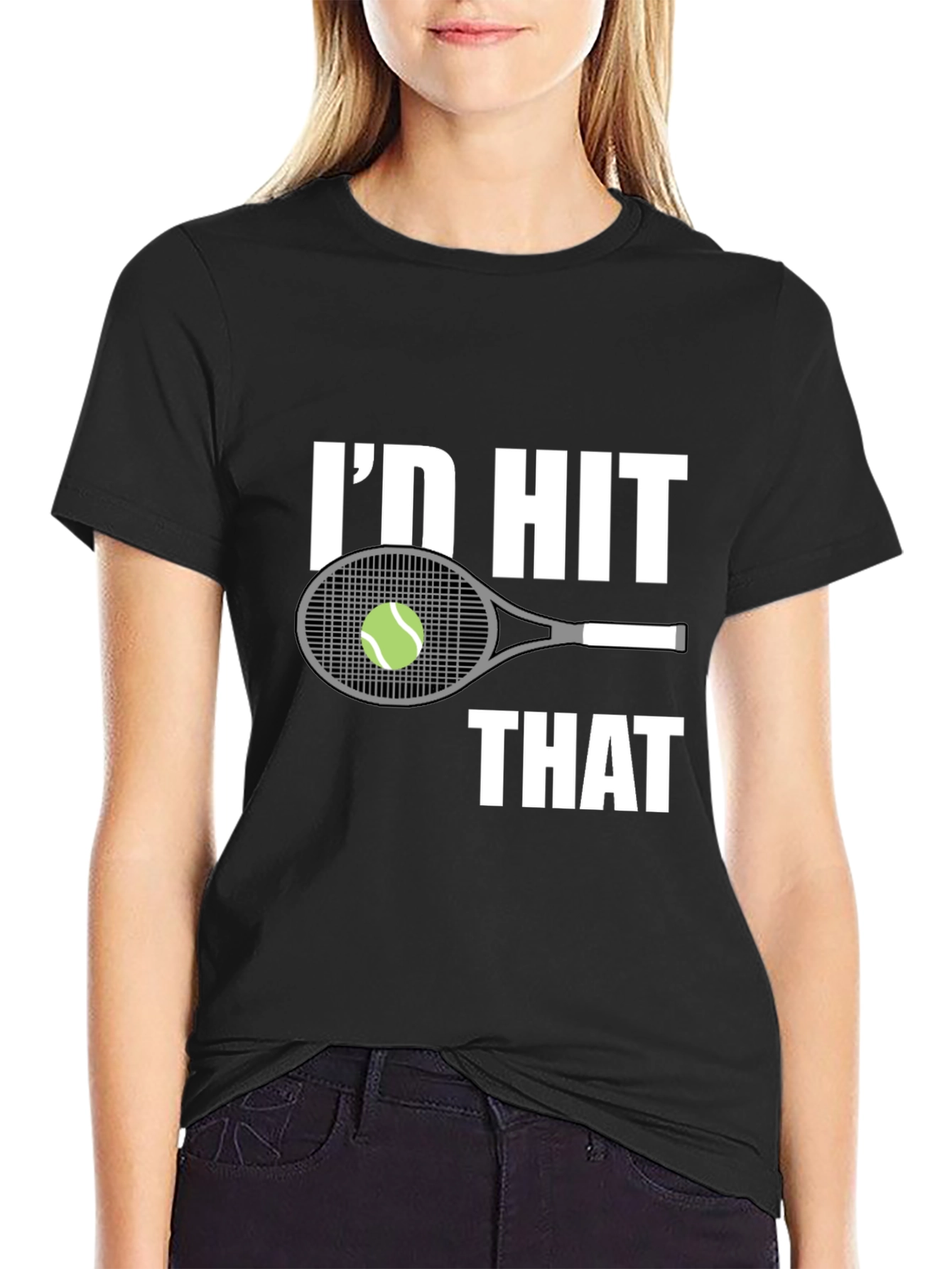 Id Hit That Tennis T-Shirt - Funny Gift for Tennis Lovers