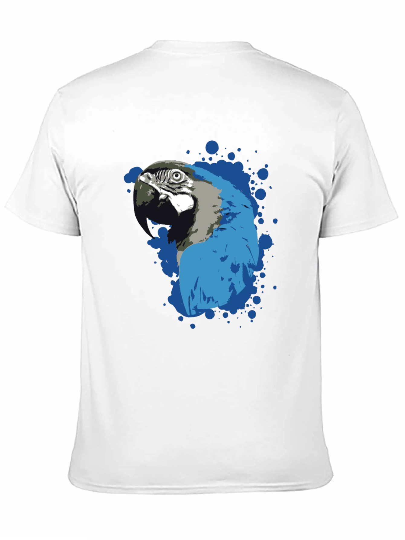 Parrot Splash Graphic T-Shirt - Stylish Mens Tee