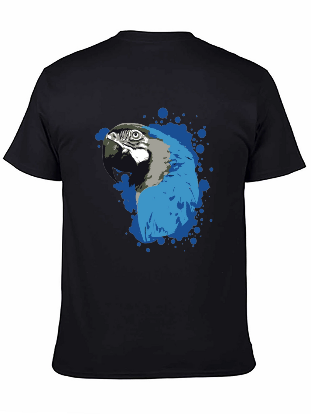 Parrot Splash Graphic T-Shirt - Stylish Mens Tee