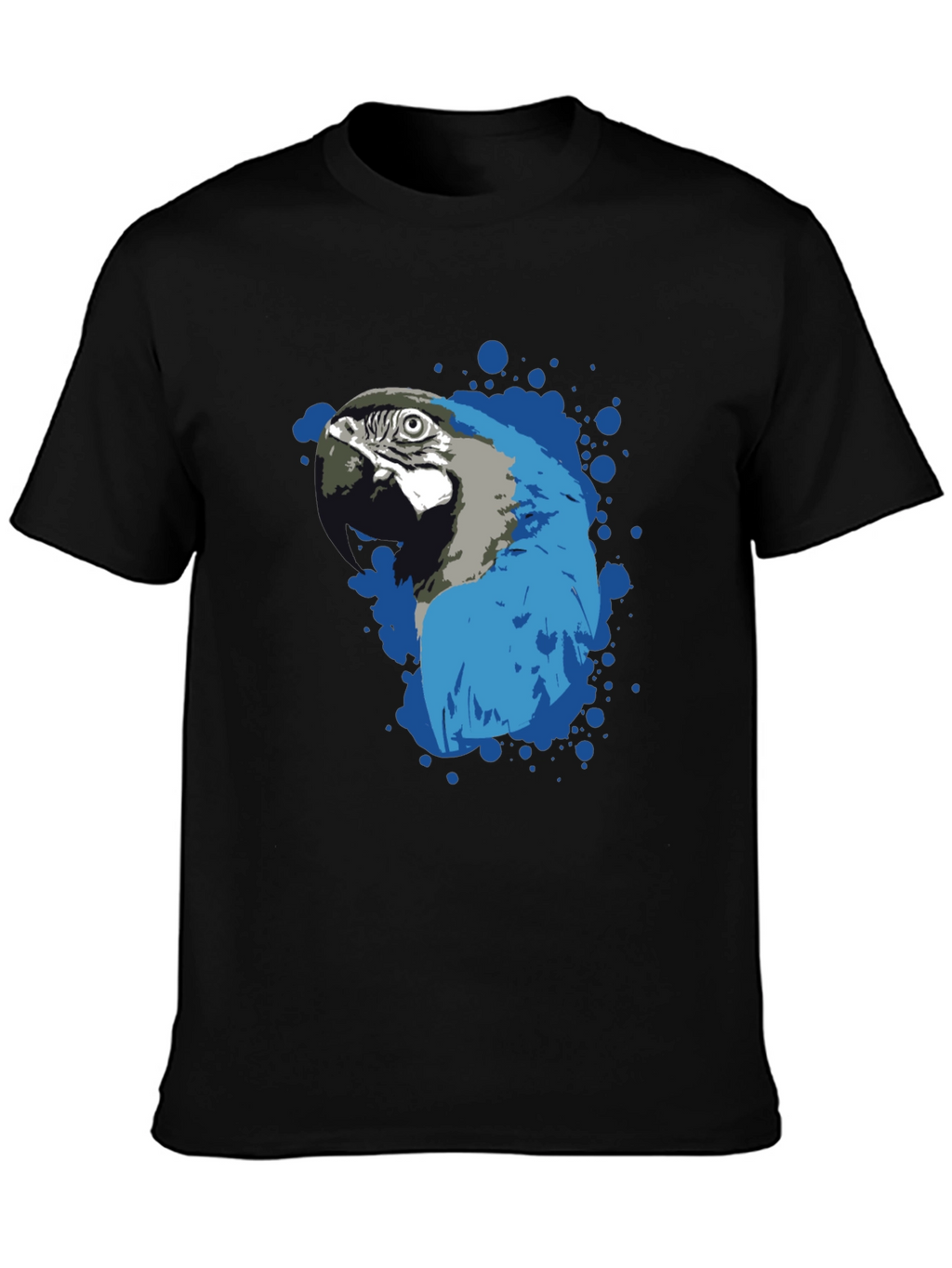 Parrot Splash Graphic T-Shirt - Stylish Mens Tee