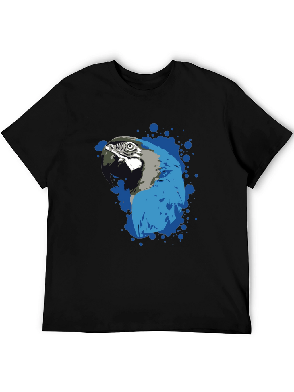 Parrot Splash Graphic T-Shirt - Stylish Mens Tee