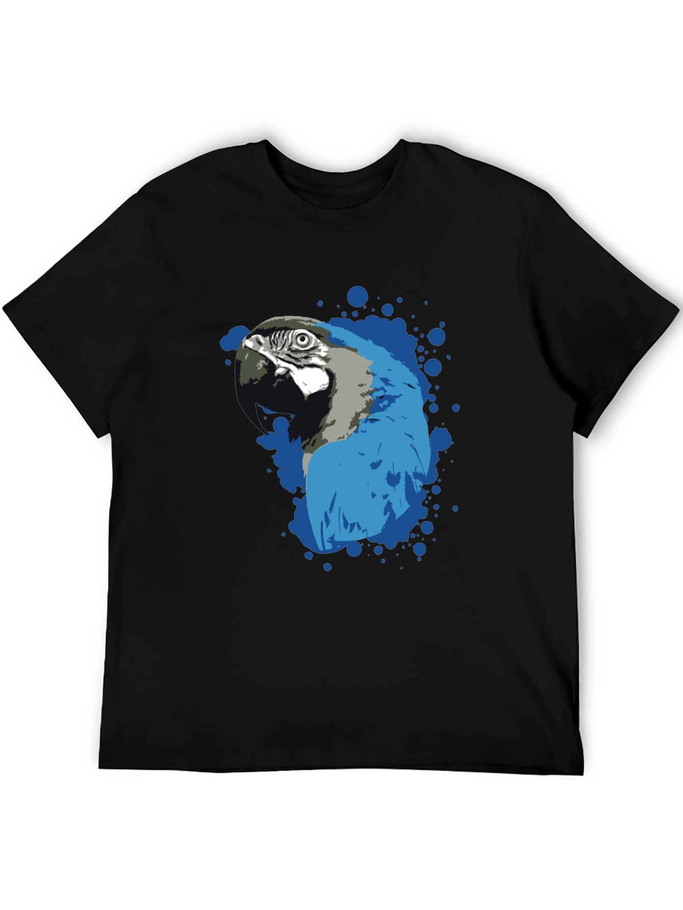 Parrot Splash Graphic T-Shirt - Stylish Mens Tee