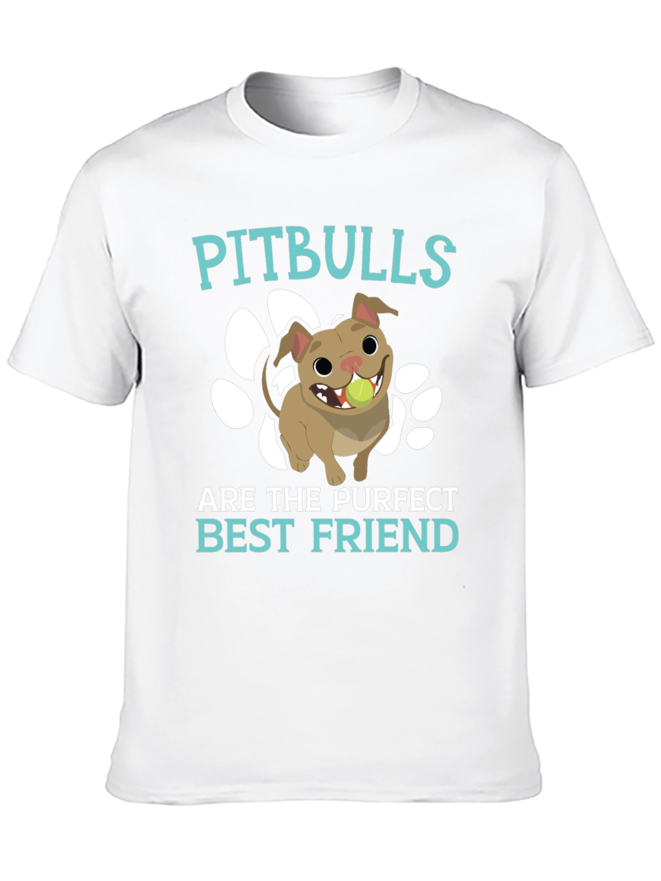 Pitbulls Purfect Best Friend Graphic Tee