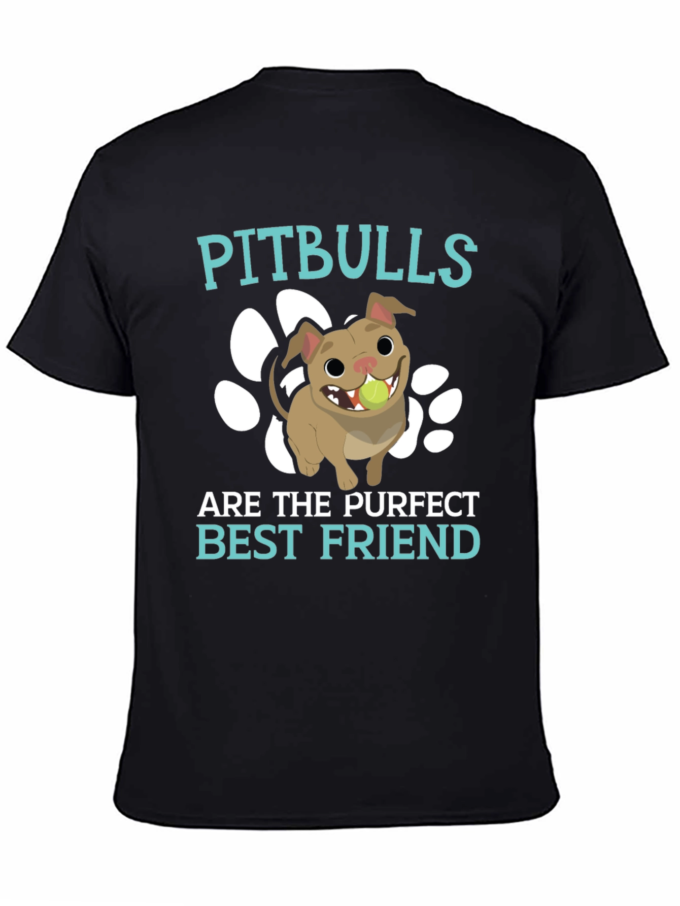 Pitbulls Purfect Best Friend Graphic Tee