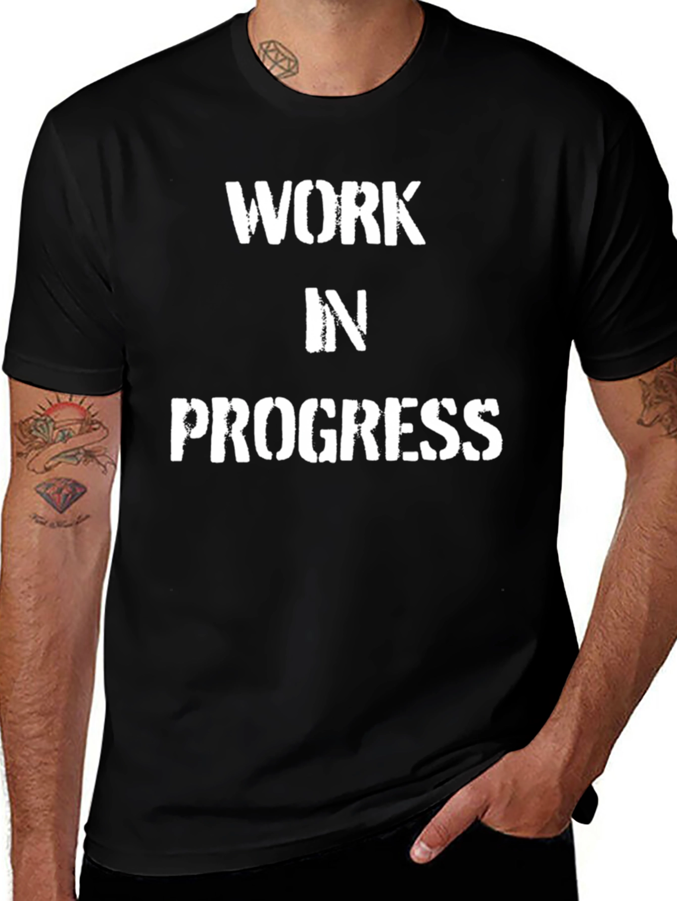 Work In Progress T-Shirt - Motivational Tee