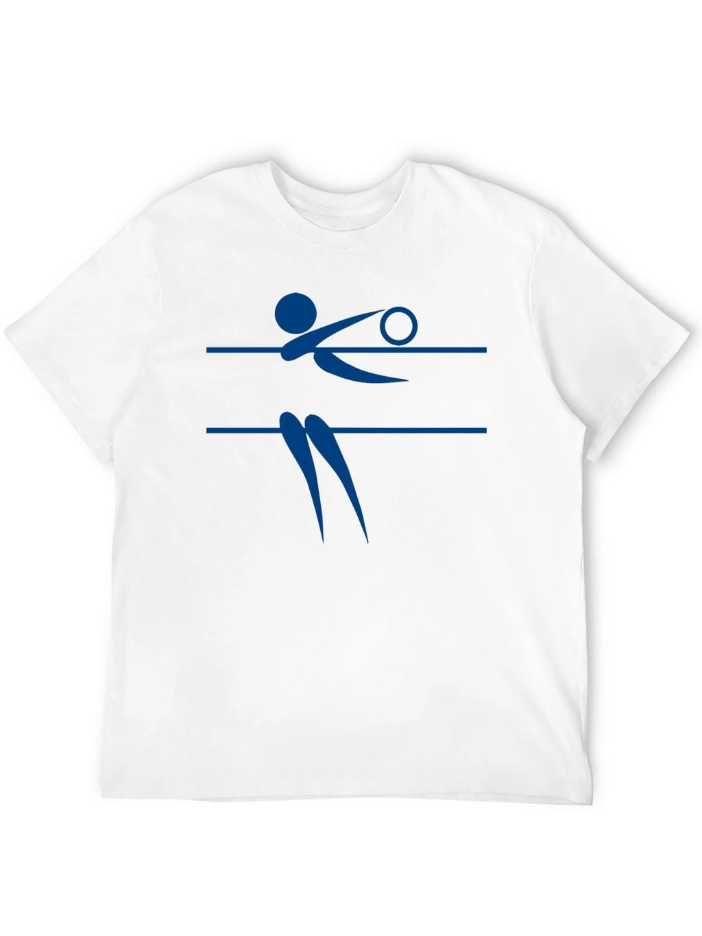 Volleyball Player Graphic Tee - Black