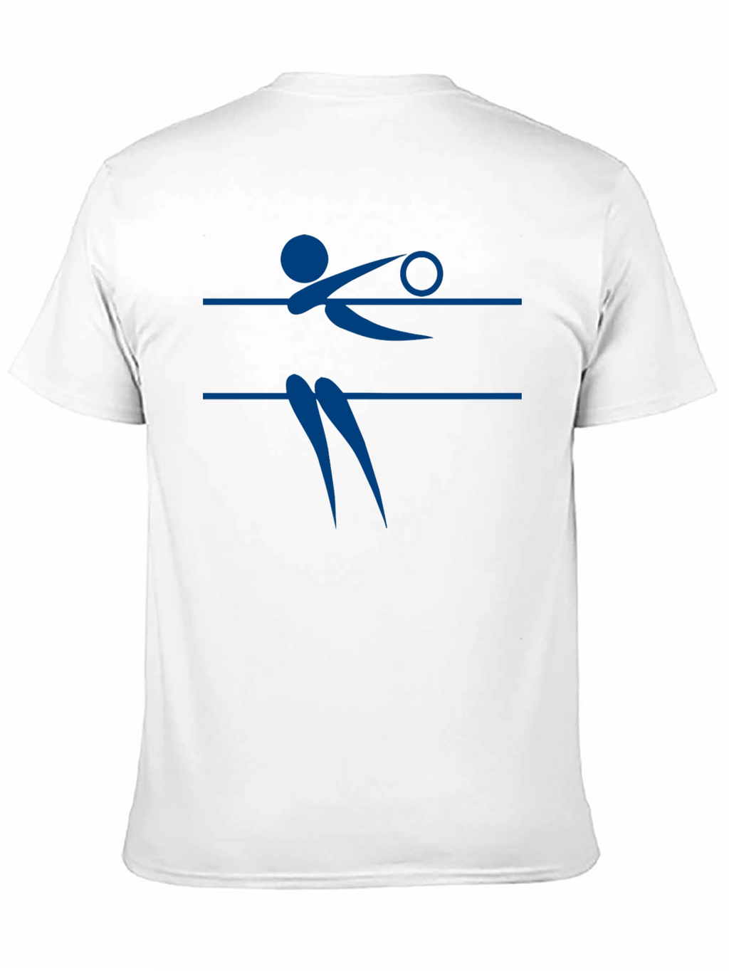 Volleyball Player Graphic Tee - Black
