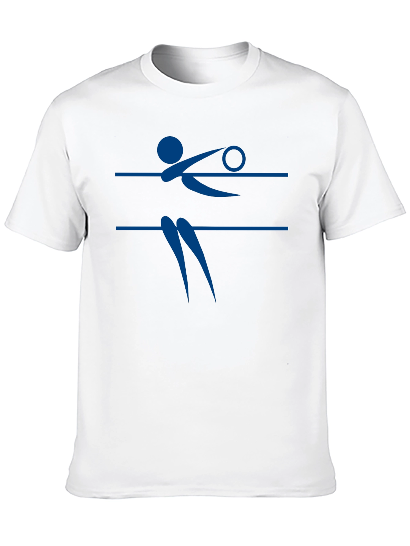 Volleyball Player Graphic Tee - Black