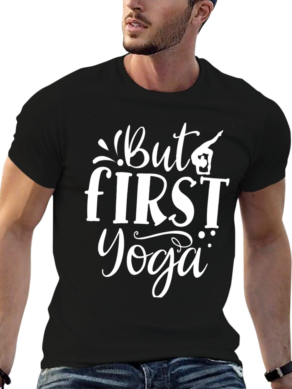 But First Yoga Graphic T-Shirt