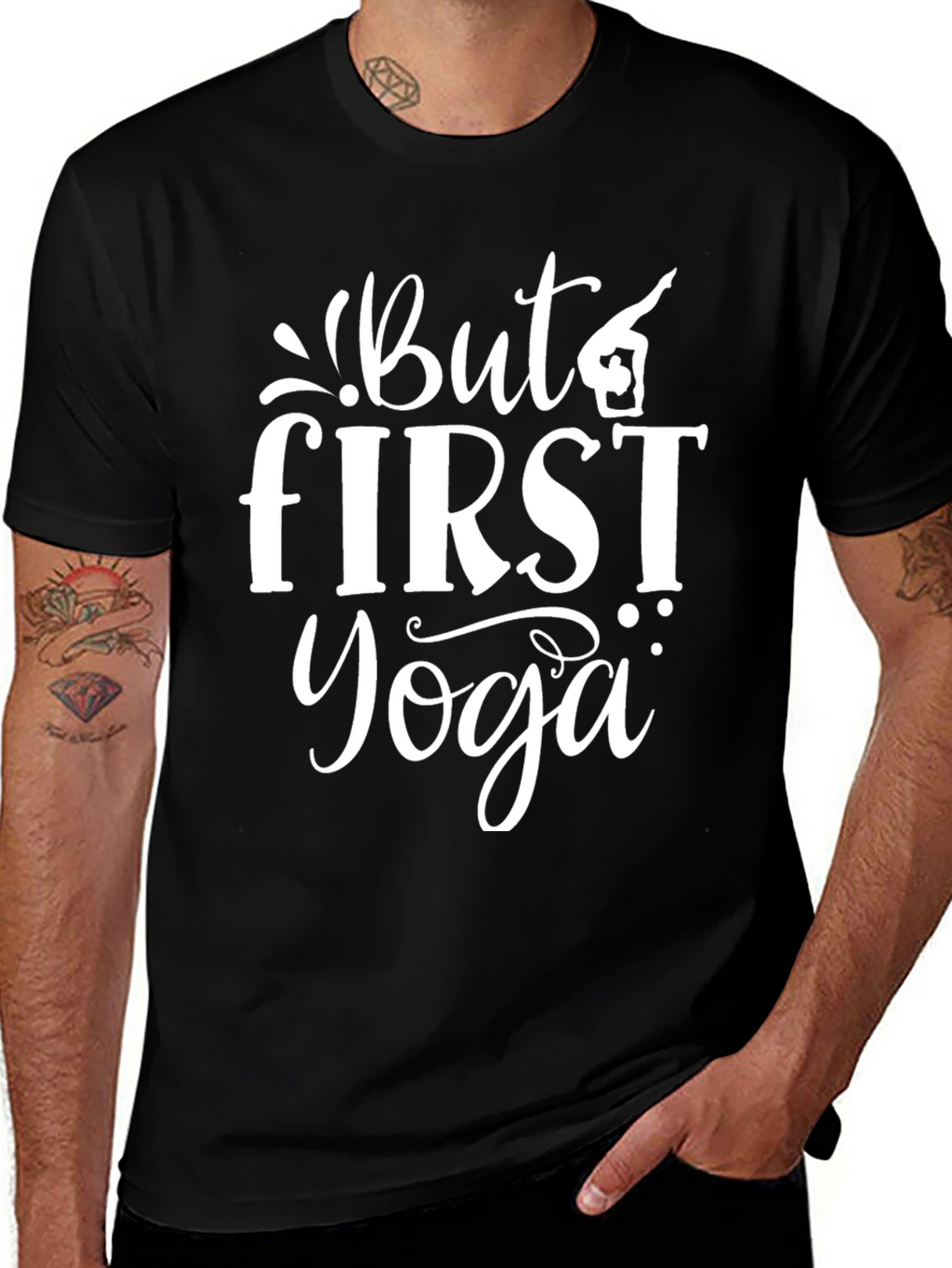 But First Yoga Graphic T-Shirt