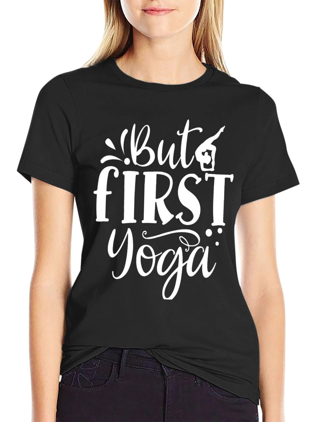 But First Yoga Graphic T-Shirt