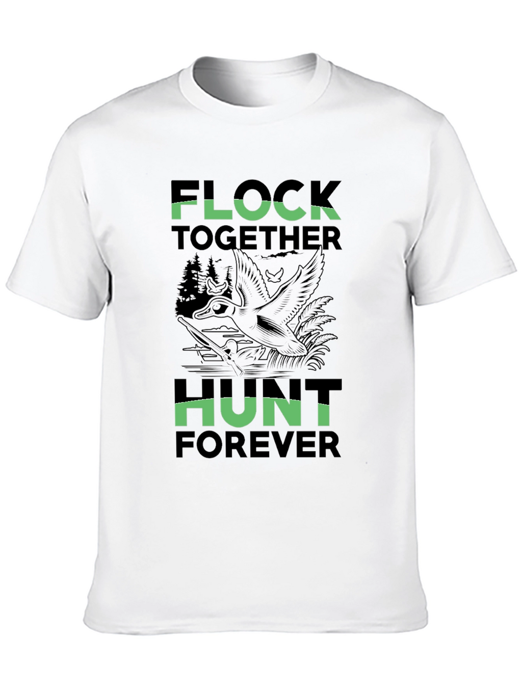 Flock Together Hunt Forever Graphic Tee