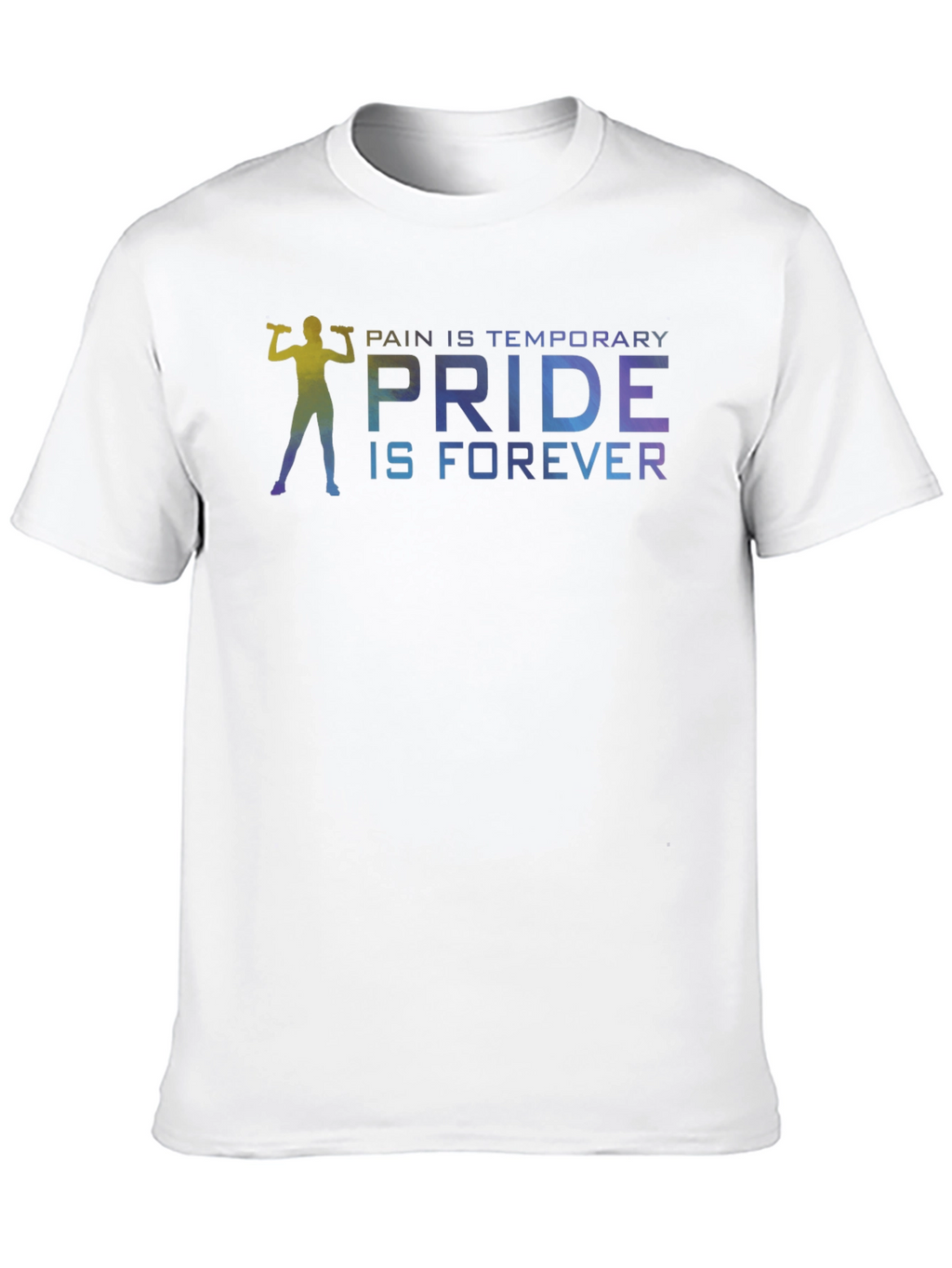 Pride Forever Gym T-Shirt - Black Cotton Blend