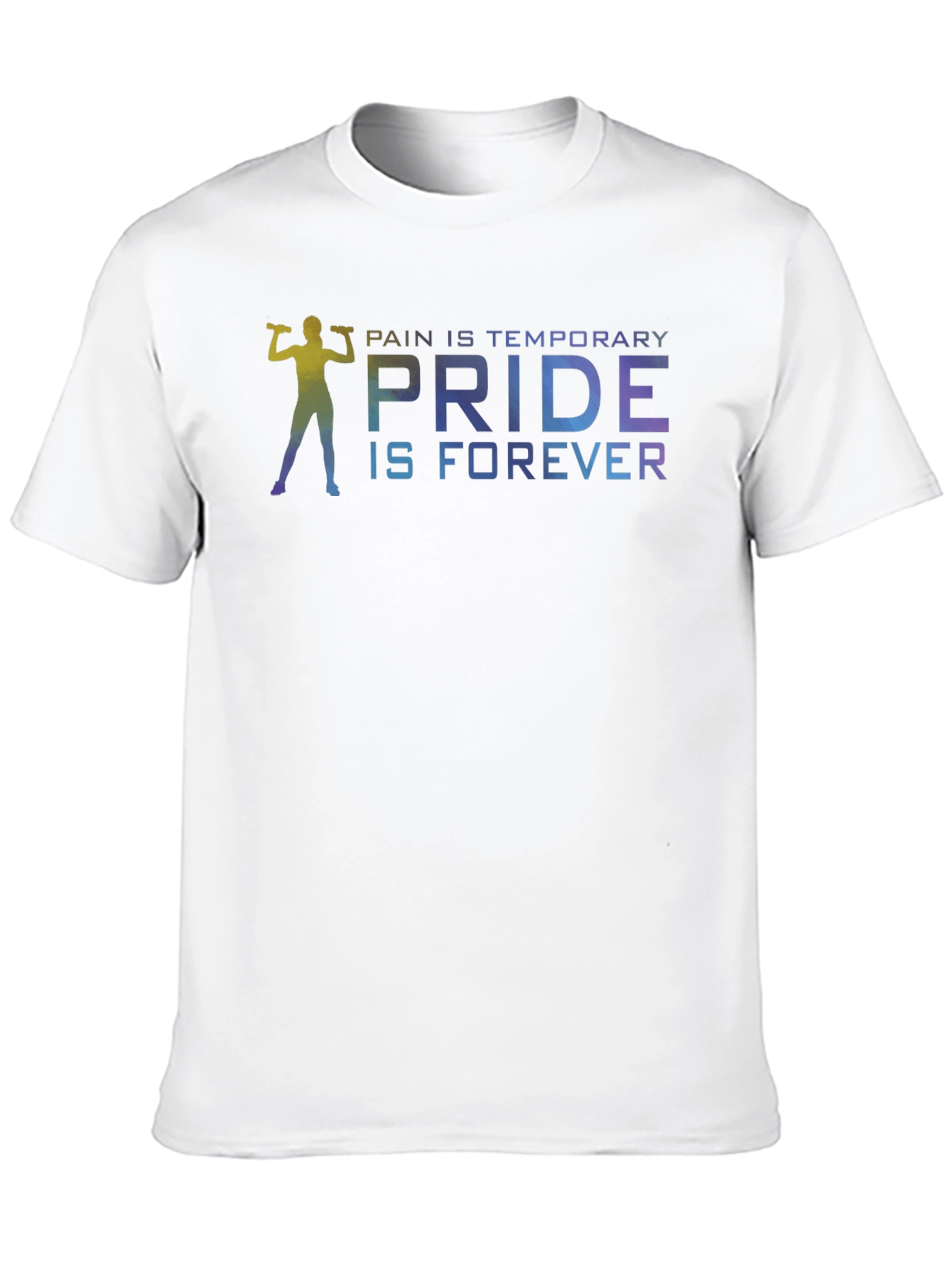 Pride Forever Gym T-Shirt - Black Cotton Blend