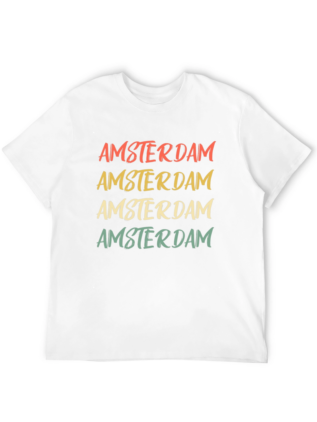 Amsterdam Retro Style Graphic Tee