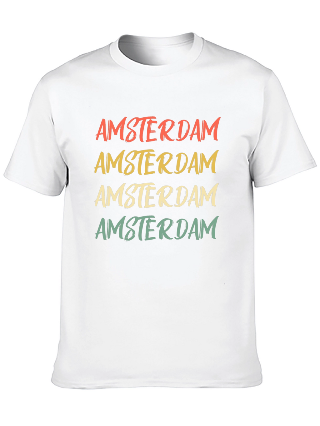 Amsterdam Retro Style Graphic Tee