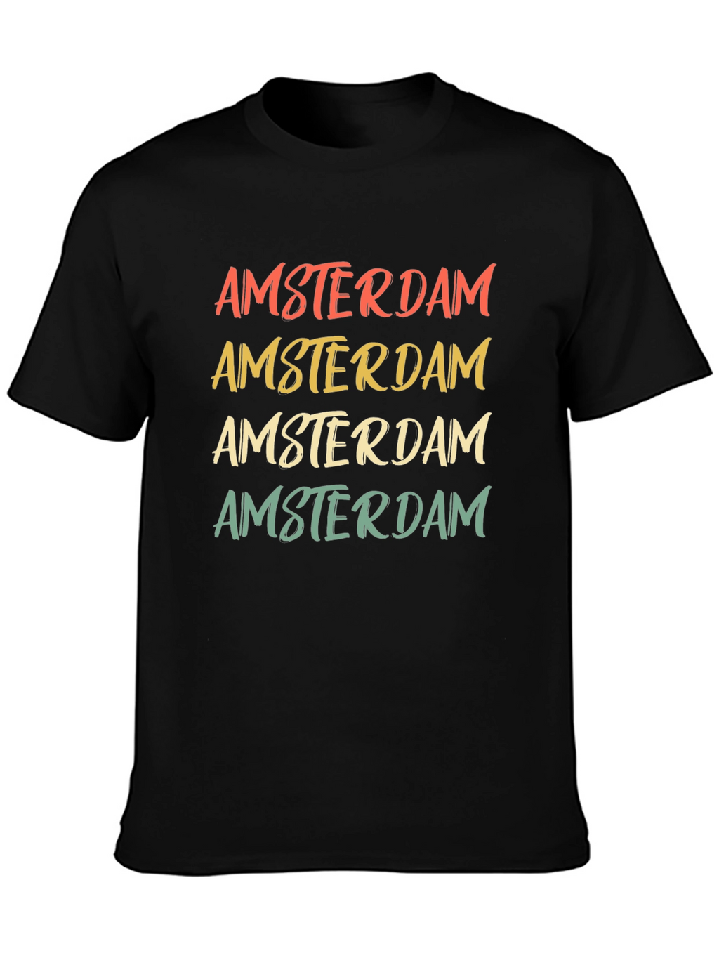Amsterdam Retro Style Graphic Tee