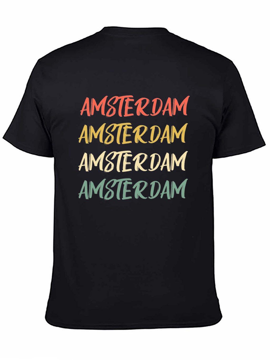Amsterdam Retro Style Graphic Tee