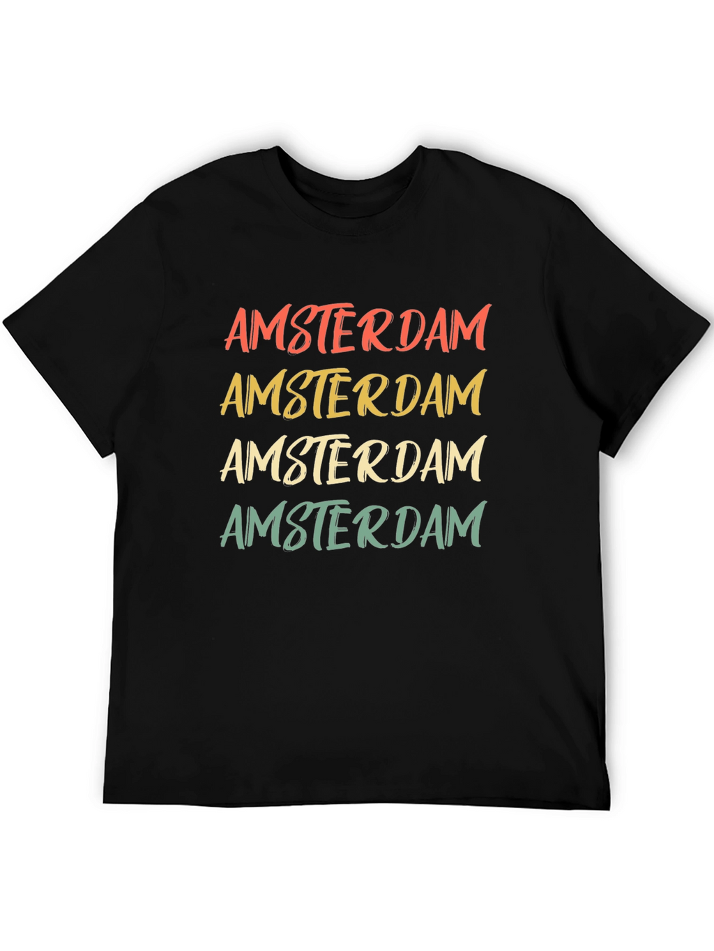 Amsterdam Retro Style Graphic Tee