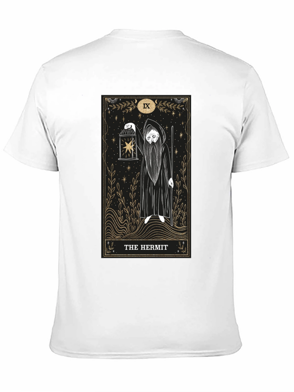 The Hermit Tarot Card Graphic T-Shirt