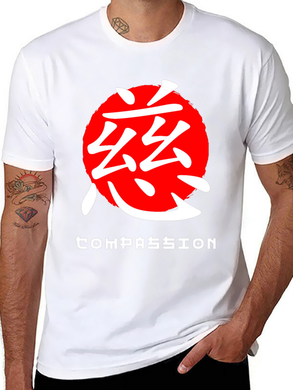 Compassion Graphic Tee - Zen Style Shirt