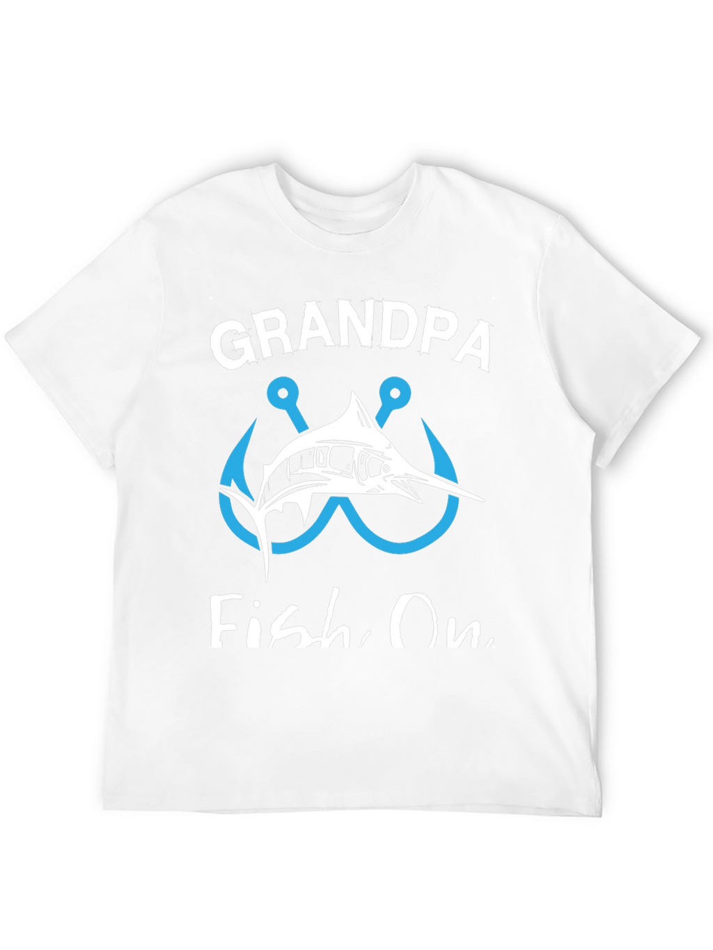 Grandpa Fish On Graphic T-Shirt