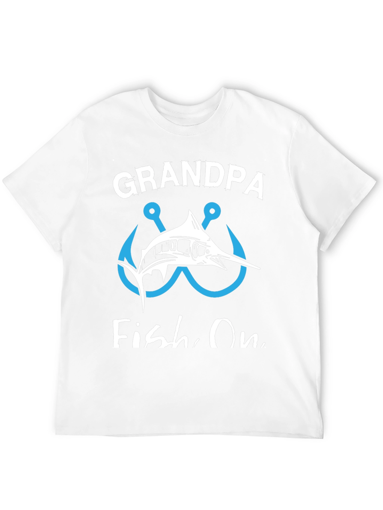 Grandpa Fish On Graphic T-Shirt