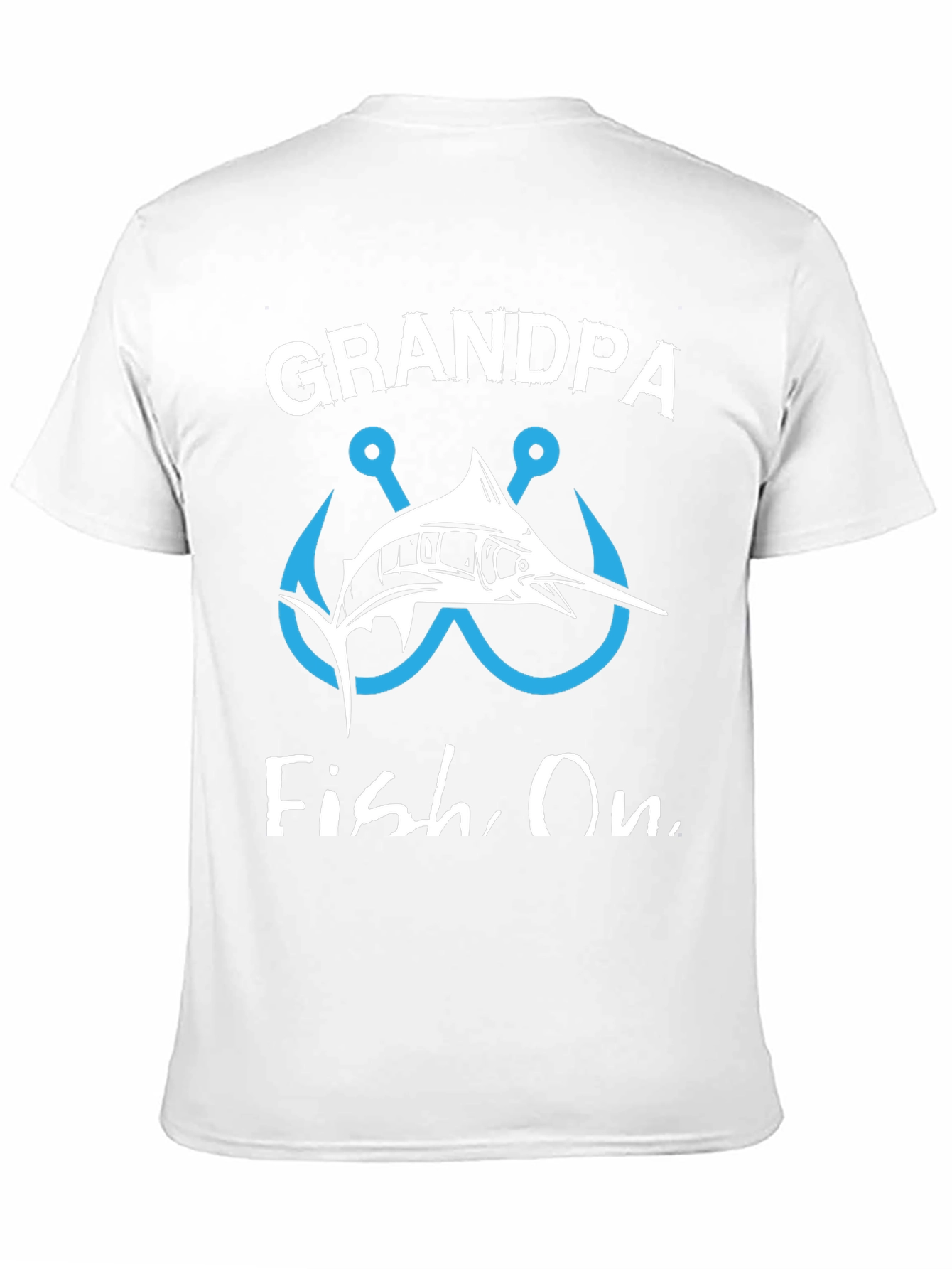 Grandpa Fish On Graphic T-Shirt