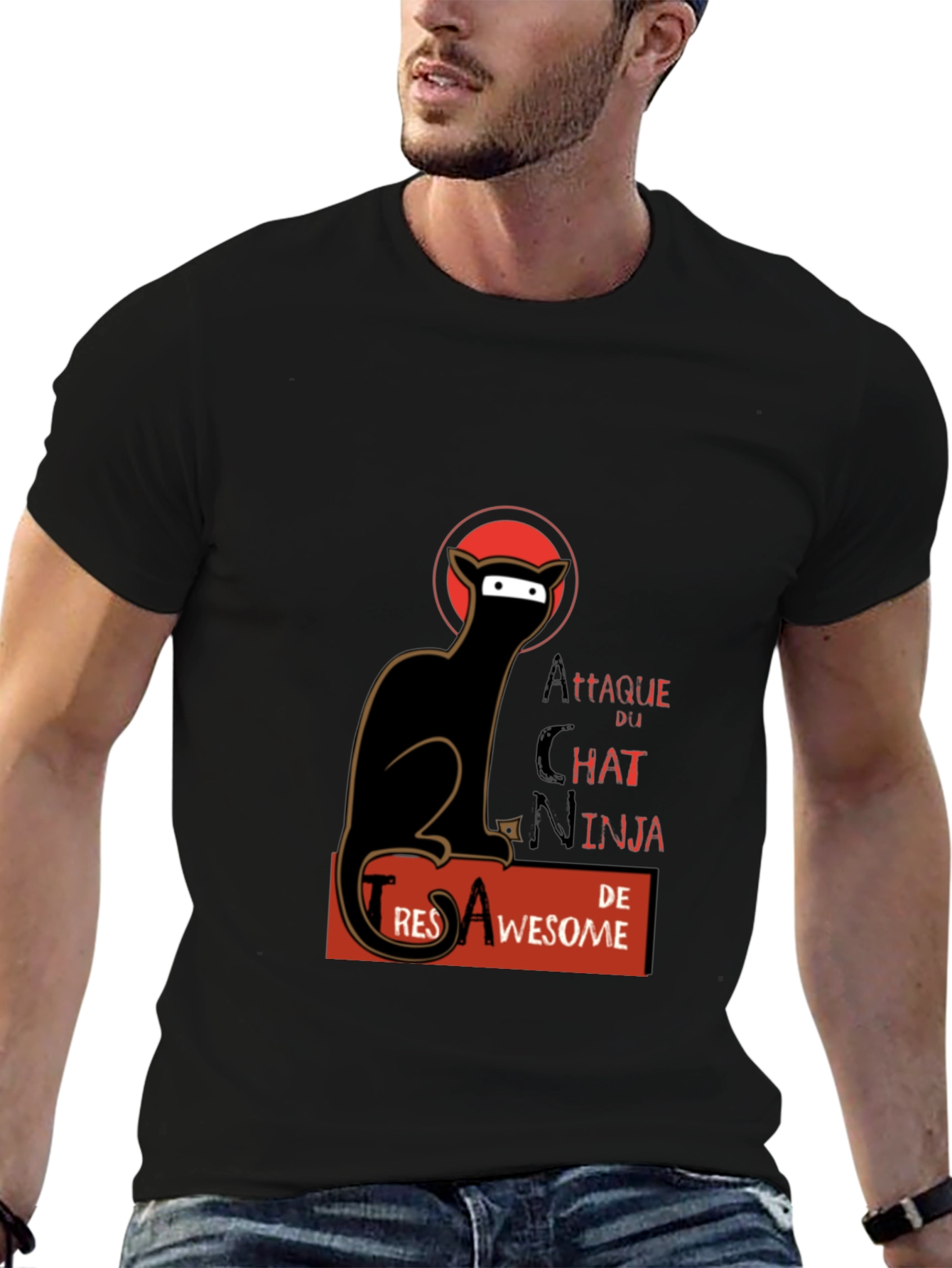 Attaque du Chat Ninja T-shirt