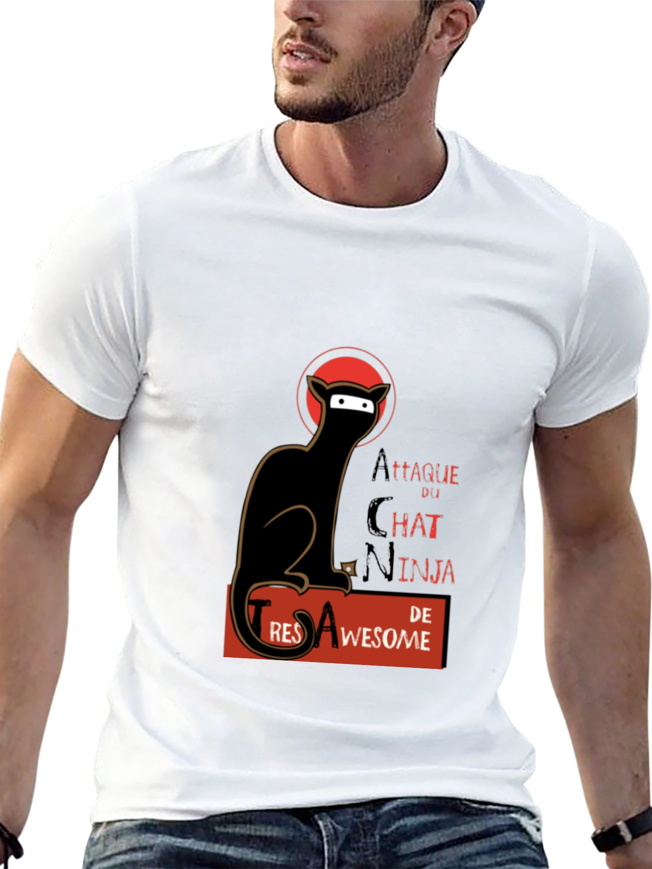 Attaque du Chat Ninja T-shirt