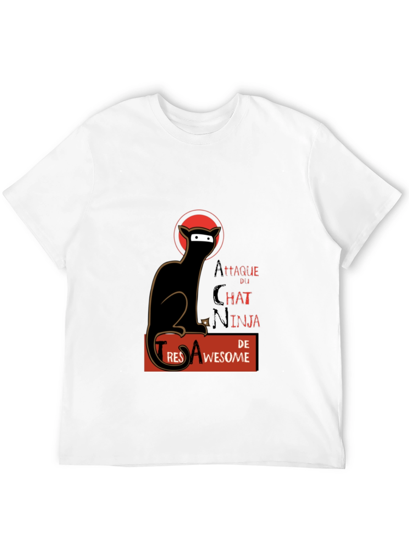 Attaque du Chat Ninja T-shirt